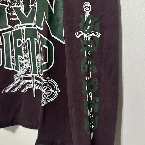 GFTD LARGER THAN EVIL LONG SLEEVE SHIRT Gifted L.A. Streetwear‎ Urban Skateboard - Picture 3 of 10